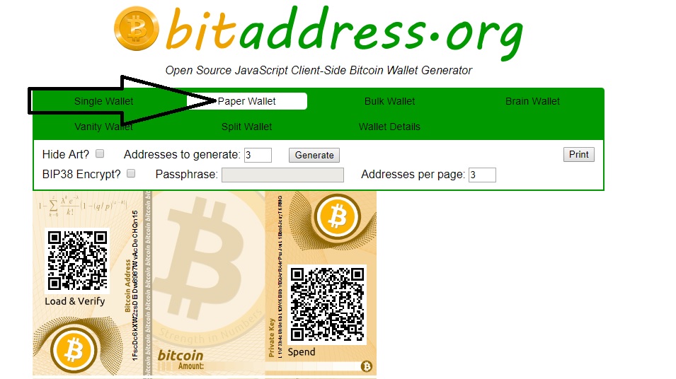 Steps To Create Highly Secure Bitcoin Paper Wallet In Seconds 3 steps to make paper wallet bitcoin