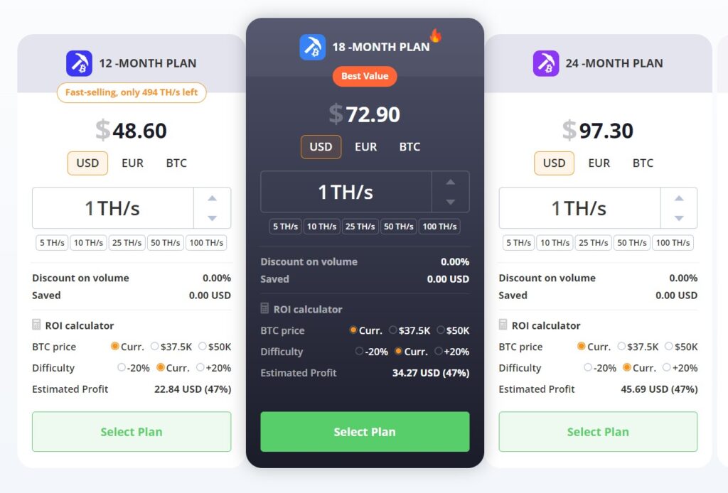 8 Best Bitcoin Cloud Mining Websites In 2024 3 Best Cloud Mining - best bitcoin cloud mining - best crypto cloud mining